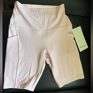 Lululemon Strawberry Milkshake Align HR Short 8" with Pockets NWT! Size 4! RARE!